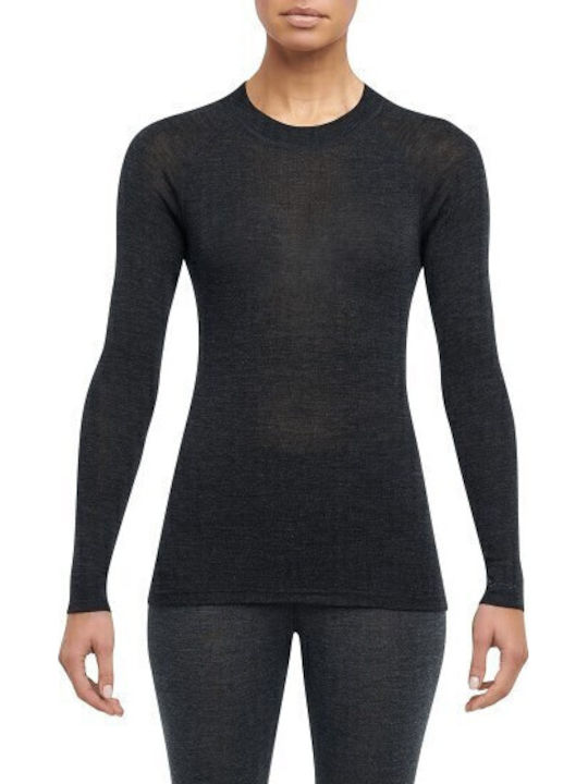 Thermowave Warm Damen Thermo Langarmshirt Gray