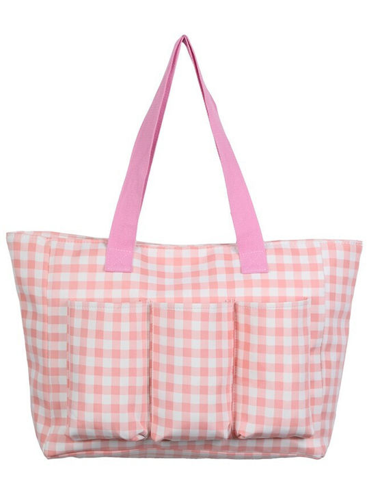 Aquablue Fabric Beach Bag Pink