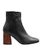 Women's Ankle Boots with High Heel Black