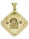 Roloi Kaliamanis Pendant Kids Talisman with the Virgin Mary made of Gold 9K PM1223