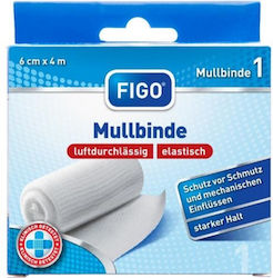 Figo Ελαστικός Επίδεσμος 6cm x 4m Figo Ελαστικός Επίδεσμος 6cm x 4m
