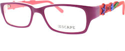 Escape Eyewear Damen Acetat Brillengestell Lila