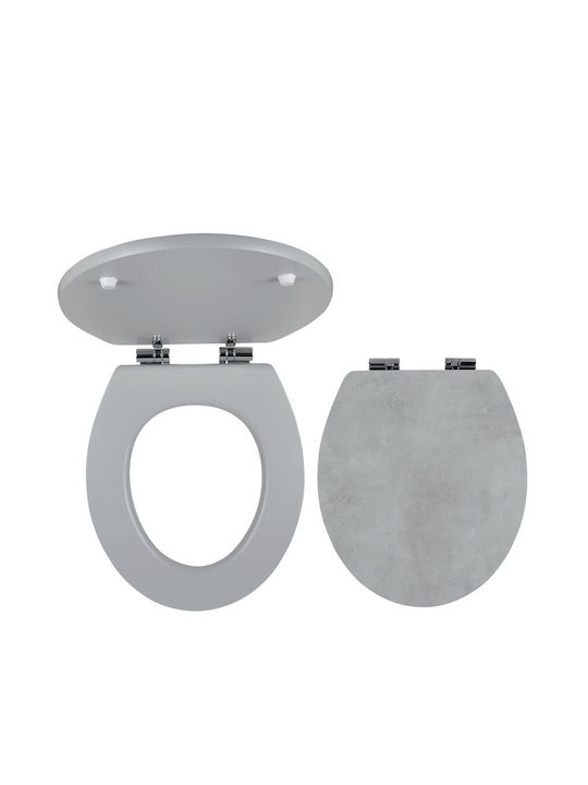 Ferro Plastic Toilet Seat Gray