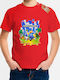 Παιδικό T-shirt Κόκκινο Minecraft
