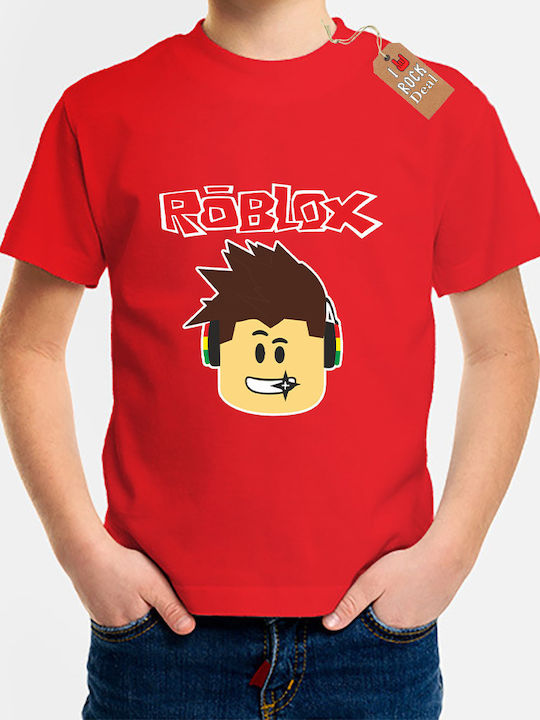 Παιδικό T-shirt Κόκκινο Roblox