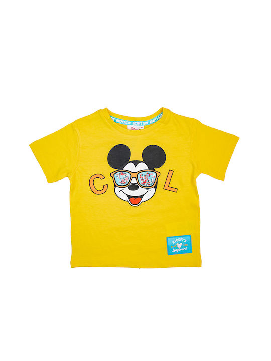 Superheroes Kids T-shirt Yellow