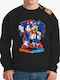 Kids Sweatshirt with Hood and Pockets Blue Super Mario & Sonic Kids
