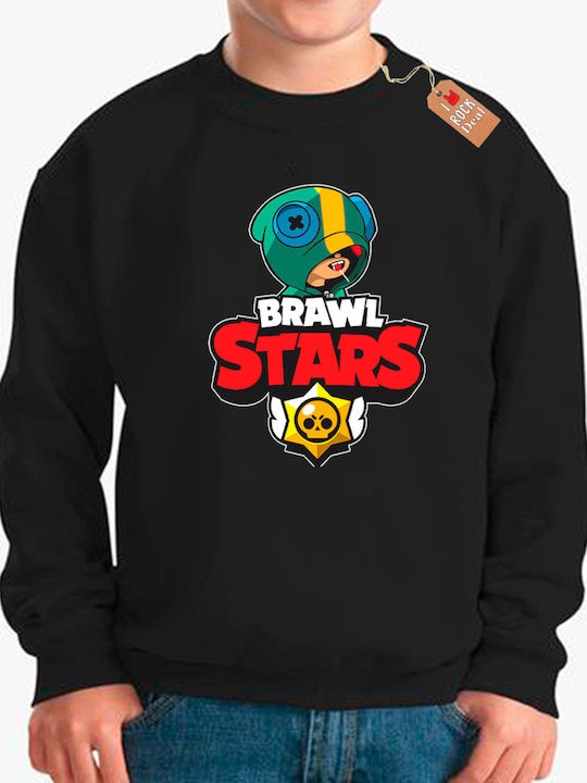 Παιδικό Φούτερ Μαύρο Brawl Stars