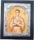 Silver Saint John Icon 19x24cm