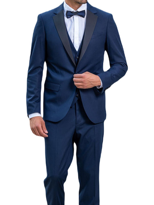 Vittorio Artist Men's Suit Navy Blue