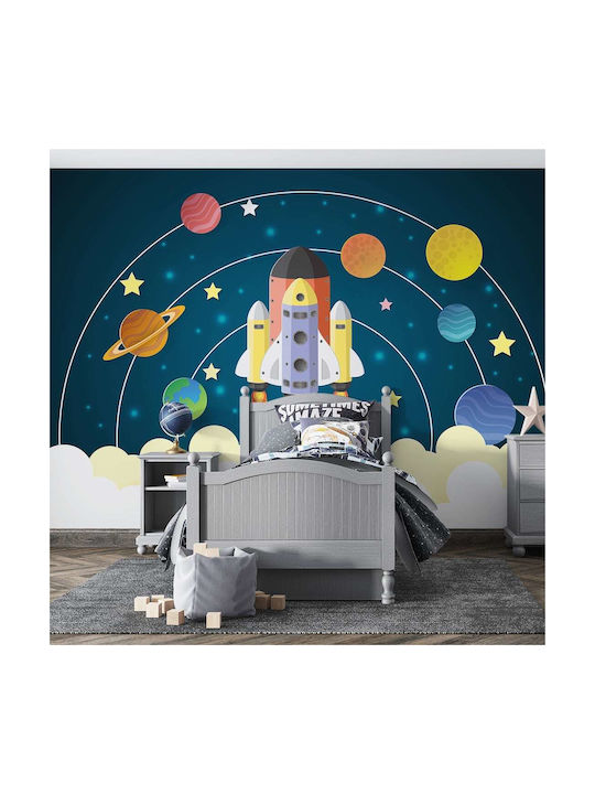 Caravelshop Embossed Kids Paper Wallpaper L300xH270cm