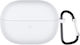 Silicone Case with Keychain White for Redmi Buds 3 Lite