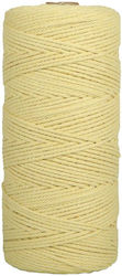 Faitakis Pack Yellow Cotton Lace 3mm x 100m