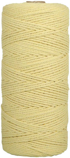 Faitakis Pack Schnürsenkel Gelb 3mm x 100m