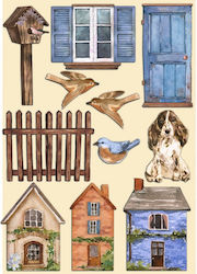 Stamperia Wooden Craft Decoration 1 Piece