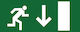 Self-adhesive Sign Exit PVC EXIT_02_01