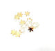 Metallic Christmas Decorative Element for DIY Crafts Gold 42pcs