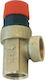 Cherbros Two-Way Brass Pressure Relief Valve ½" for boiler