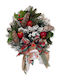 Christmas Metal Decorative Wreath Battery Powered 25cm