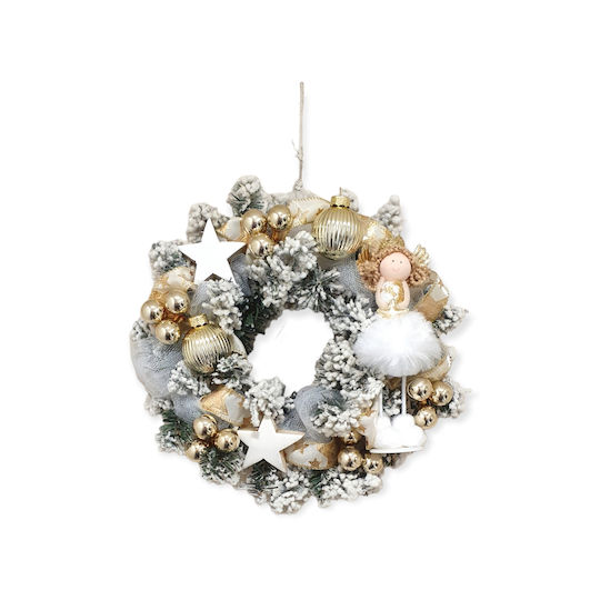 Christmas Decorative Wreath Battery Powered 25cm