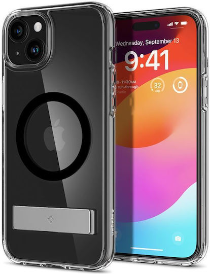 Spigen Ultra Hybrid S MagFit Back Cover Plastic 2mm Black (iPhone 15)