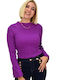 Potre Women's Blouse Long Sleeve Purple