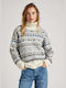 Pepe Jeans Women's Long Sleeve Sweater Turtleneck Multicolour