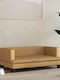 vidaXL Sofa Hundebett Braun 80x45cm.