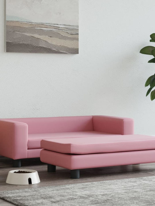 vidaXL Καναπές Κρεβάτι Σκύλου σε Ροζ χρώμα 100x50cm
