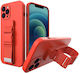 Rope Back Cover Σιλικόνης με Λουράκι Κόκκινο (Poco M4 Pro 5G / Redmi Note 11s 5G)