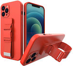 Rope Silicone Back Cover Red (Redmi Note 11 Pro)