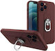 Finger Grip Back Cover Σιλικόνης Καφέ (Galaxy S21 Ultra 5G)
