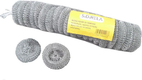 Sidirela Nest Set Kitchen Sponges Silver 20 Pieces