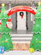 Christmas Decorative Inflatable Plastic Tree 225cm IP44 Green