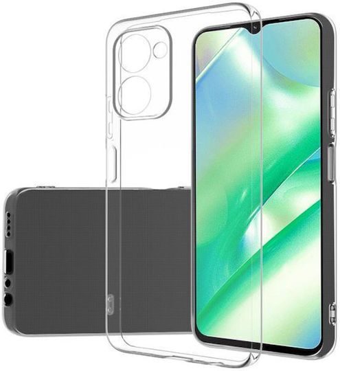 Slim Umschlag Rückseite Silikon 2mm Transparent (Realme C55)
