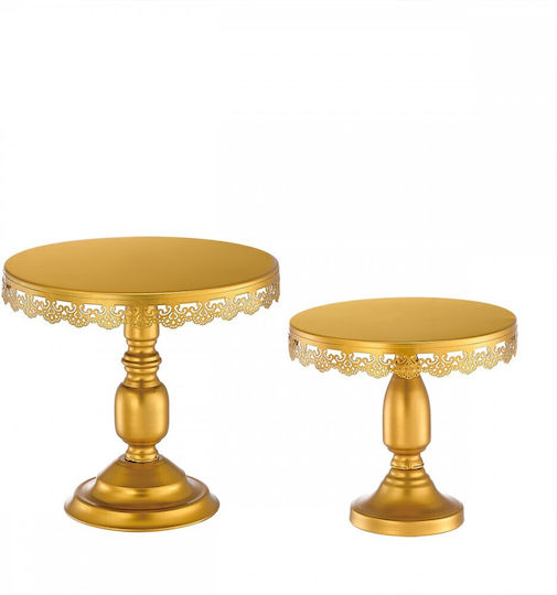 Palma Emporio Cake Stand Gold 25x23cm