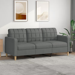Three-Seater Fabric 198x77x80 cm