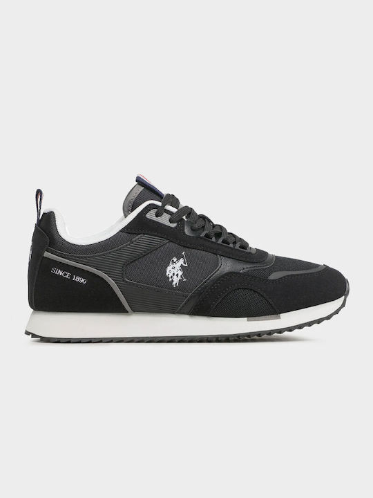 U.S. Polo Assn. Assn Ανδρικά Sneakers Μαύρα