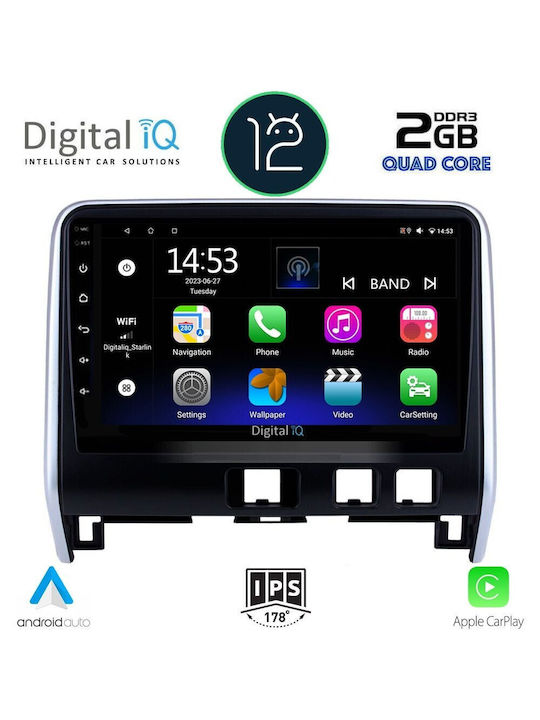 Digital IQ Auto-Audiosystem für Nissan Serena 2016> (Bluetooth/USB/WiFi/GPS/Apple-Carplay/Android-Auto) mit Touchscreen 10"