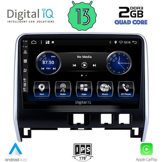Digital IQ Sistem Audio Auto Pentru Nissan Serena 2016 (Bluetooth/USB/Wi-Fi/GPS/Apple CarPlay/Android Auto) Cu Ecran Tactil 10"