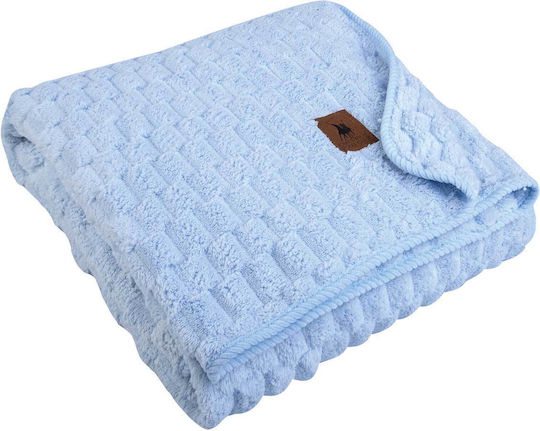 Greenwich Polo Club Pătură Pepinieră Swaddling pături 8834 Catifea Albastră 80x110cm