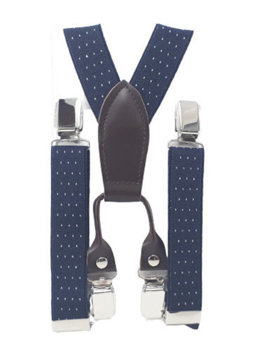 Suspenders Monochrome Blue