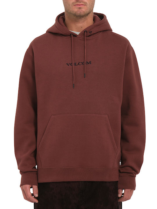 Volcom Men's Sweatshirt with Hood Gray