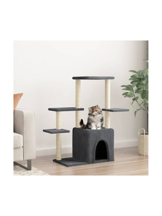 vidaXL Scratching Post Cat Trees Gray 86x54x97.5cm