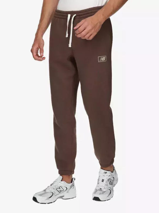 Jogginghose mit Gummizug Brown