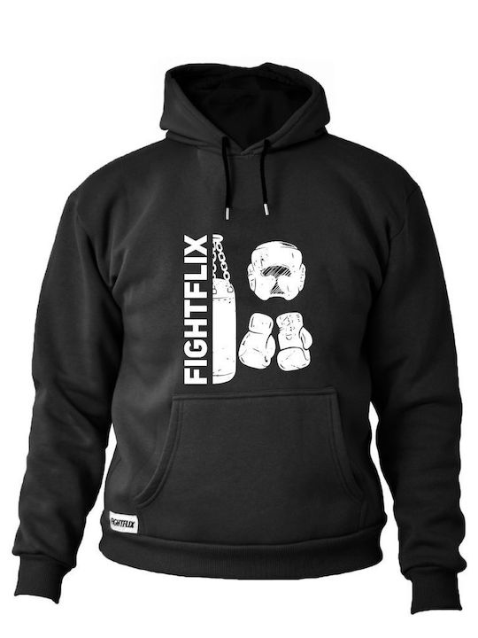 FightFlix Hoodie Black