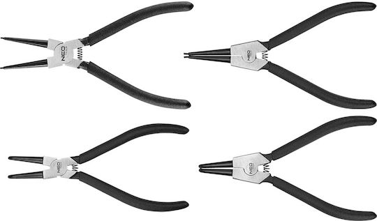 Neo Tools Sicherungsringzange Gerade 180mm Länge 4 Stück