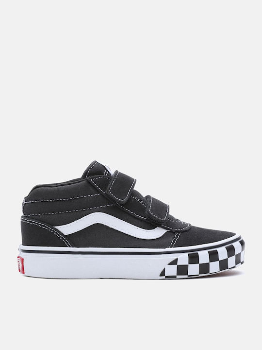 Ward Mid Kids Sneakers High with Scratch Black