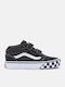 Ward Mid Kids Sneakers High with Scratch Black