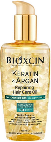 Bioxcin Keratin & Argan Hair Oil for Hydration against Hair Loss with Keratin 150ml